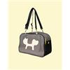 UNITED PETS Mesh Bag Trasportino Morbido per Cani e Gatti, di Design, Borsa/Zaino da Trasporto, Nero/Giallo