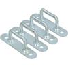 Carpoint Piastrina con Anello in Metallo 36mm 4-Pezzi