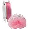 PRÄSENT C.E. Pattberg Präsent Venedig - Nastro con Fiocco Rosa, Larghezza 25 mm, Lunghezza 25 m