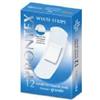 Safety Cerotto White Strips Tessuto Non Tessuto Bianco Grande 12 Pezzi