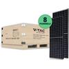 V-TAC SOLAR KIT 8 PEZZI PANNELLO SOLARE 410W MONOCRISTALLINO 36V BLACK FRAME VT-410-LED115618