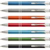 Penna alluminio a sfera con refill blu Delia personalizzate o neutre