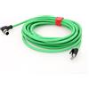 DRRI Cavo Cat5E schermato Ethernet impermeabile ad angolo retto M12 4pin D-Code maschio a RJ45 per applicazioni Ethernet industriali