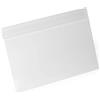 Durable Buste trasparenti con aletta HARD COVER per magazzini e logistiche, A4 orizzontale, confezione da 10 pezzi, trasparente, 116319
