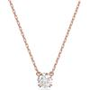Swarovski Constella Pendente, con Zirconia Swarovski a Taglio Tondo, Placcato in Tonalità Oro Rosa, Bianco