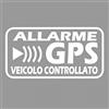 STICKERSLAB GHIRARDI StickersLab - Adesivi Allarme GPS antifurto satellitare per Evitare i furti Auto Moto Camion Caravan (Bianchi, 8 Pezzi (6x3cm))