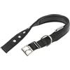Ferplast Collare Cane Taglia Medio Grande Collare per Cani in Nylon Imbottito Regolabile Fibbia Metallica, Misura Collo 41-49 cm, Nero