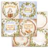Carta Scrap Winter Valley 4 cards Stamperia