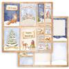 Carta Scrap Winter Valley 6 cards Stamperia