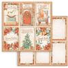 Carta Scrap All Around Christmas 6 cards Stamperia