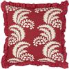Paoletti Fodera per cuscino in cotone con pieghe floreali Montrose