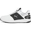 PUMA Ignite Elevate Disc, Scarpe da Golf Uomo, White Black Silver, 41 EU