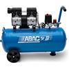 ABAC Compressore d'Aria Silenzioso EASE-AIR 50, Compressore Aria Oil-Free, Pressione Massima 8 Bar, Potenza 1 Hp, Serbatoio 50 Litri, Rumorosità 59 dB