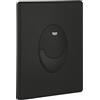 GROHE Start 389642430 - Piastra di scarico per WC sospeso QuickFix (acqua e funzionamento Start & Stop), colore: Nero opaco