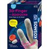 KOSMOS 654221 Fun Science - Impronte 3D, sculture 3D fai da te, set di impronte digitali per le proprie dita, con polvere e gesso, KOSMOS esperimenti per bambini a partire dagli 8 anni, argento