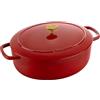 Ballarini Bellamonte Cocotte ovale - 31 cm, rosso, Ghisa