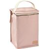 BÉABA Borsa Termica Porta Pasto per Neonati, Contenitore Molto Capiente, Tasca per Biberon, Borsa per Trasportare Pasti Completi, Pieghevole, Materiale Morbido e Impermeabile, Rosa cipria