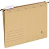 Limit Cartelline sospese per formato A4, apertura laterale, 25 pezzi, colore marrone naturale