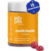 Jelly Pills® Multivitamine e Minerali 70 Gummies per Adulti - Senza Zuccheri Aggiunti - Gusto di Fragola 5 Settimane - Con Tutte le Vitamine A B C D E Biotina Acido Folico Zinco Iodio Magnesio
