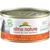 almo nature HFC Complete - Alimento Umido per Gatti Adulti. Pollo con Carota (24 lattine da 70g)