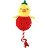 GiGwi Peluche Squeaky Dog Toy Soft Dragon farcito cane giocattolo da masticare con Squeaker e Croccante TPR Neck