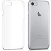 kwmobile Cover compatibile con Apple iPhone SE (2022) / iPhone SE (2020) / iPhone 8 / iPhone 7 - Custodia rigida trasparente per cellulare - Back Cover cristallo in plastica - trasparente