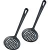 Westmark Schiumarola, 2 pezzi, Termo-resistente fino a 270 °C, PPA, Lunghezza: 32,2 cm, Gentle Plus, Nero, 285022E5