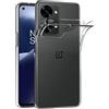 AICEK Compatible con OnePlus Nord 2T 5G Cover, Trasparente Silicone Custodia per OnePlus Nord 2T 5G Cover Protettiva Molle di TPU Bumper Case Sottile