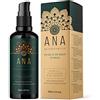 ANA Naturkosmetik Prezzo di introduzione - Siero acido ialuronico biologico - altamente concentrato - 100 ml - Vegano - Anti Aging - Siero viso ialuronico anti rughe con aloe vera + olio di semi di canapa - ANA