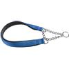 Ferplast Collare Cane Semistrozzo, in Nylon, Imbottito, Anti-trazione, per Addestramento Cani, Taglia XL (Circonferenza Collo 50-60 cm), Blu.