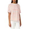 United Colors of Benetton T-Shirt 3OZJD1045, Righe Multicolore 903, S Donna