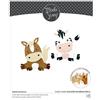 Fustelle metalliche Animal Box Horse & Zebra Add-on