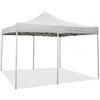 Gazebo richiudibile pieghevole 3 X 6 Bianco ricoperto in PVC impermeabile