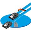 sonero® set di cavi dati SATA III 6Gb/s, 3x 0,50 m, blu