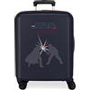 Star Wars Swords, Maleta Cabina, 40x55x20 cm ABS Rigido Lucchetto TSA Integrato 38.4 L 2.82 kg, 4 Doppie Ruote, Blu (Swords)