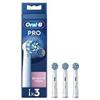 Oral-b Testine di ricambio spazzolino Oral-b Sensitive Clean elettrico Pro 3-pz