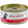 almo nature HFC Natural, Alimento Umido per Gatti - Pollo con Fegatini - Confezione da 1.68 kg (24 x 70 g)