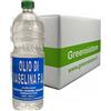 GREENSISTEM OLIO DI VASELLINA CONF. 12 BOTTIGLIE DA LT. 1 - FU - INODORE, INCOLORE