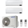 SAMSUNG CONDIZIONATORE SAMSUNG WINDFREE AVANT DUAL SPLIT 12000+18000 BTU INVERTER R32 AJ068 A++ WIFI