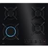 AEG Selezione PRONTA CONSEGNA - AEG Piano cottura a gas FlameLight HKB 64453 NB finitura vetro nero da 59 cm