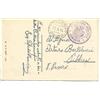 1915 CIRENAICA FRANCHIGIA COMANDO 6 COMPAGNIA CANNONIERI SU CARTOLINA TIPI COST