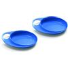 Nuvita 8451 EasyEating- Set 2 piattini svezzamento (Blu)