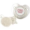 East-hai-buy Cartoon Corona A Forma Di Cuore Ciuccio per Bambini Ciuccio con Strass Bling Di Lusso Baby Doccia Regalo