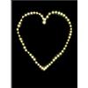 Giocoplast Natale Cuore 50 cm led Bianco Caldo Batterie da Interno