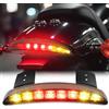 DREAMIZER Fanale posteriore a LED per moto, Indicatore di direzione, per motocicletta Parafango Targa del freno di coda Luce a LED ricambio arresto per Sportster XL883N 1200N XL1200V XL1200X