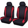 Flying Banner coprisedili per auto moda maglia universale Fit (2 Fronts, Rosso)