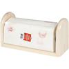 Home Porta Scottex Orizzontale, Legno, 27x14x10 cm