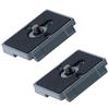 Harwerrel - Piastra a sgancio rapido per treppiedi Bogen 3157N Manfrotto 200PL-14 323 RC2 3030 3130 (confezione da 2)