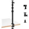 Victiv 37cm-105cm Supporto per Fotocamera da Tavolo, Treppiede da Tavolo con Adattatore a Vite da 1/4 per Canon DSLR, Supporto per Lampada da Tavolo Regolabile per Fotocamera, Luce ad Anello, Webcam