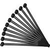 A-Star Fruste in plastica dura con manico in plastica sicura per carillon, metallofono, glockenspiel, xilofono - 10 paia